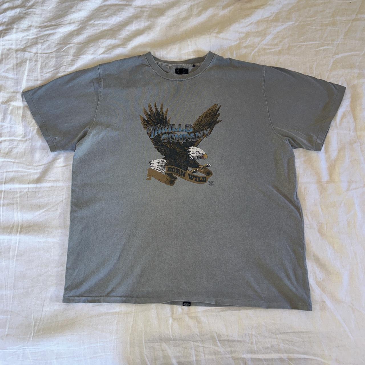 large eagle thrills t-shirt super comfy, perfect... - Depop