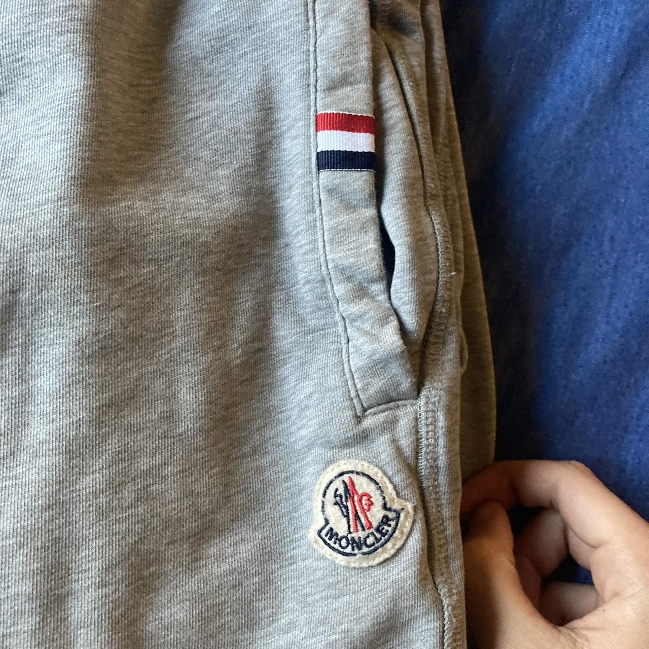 Moncler grey tracksuit sale bottoms