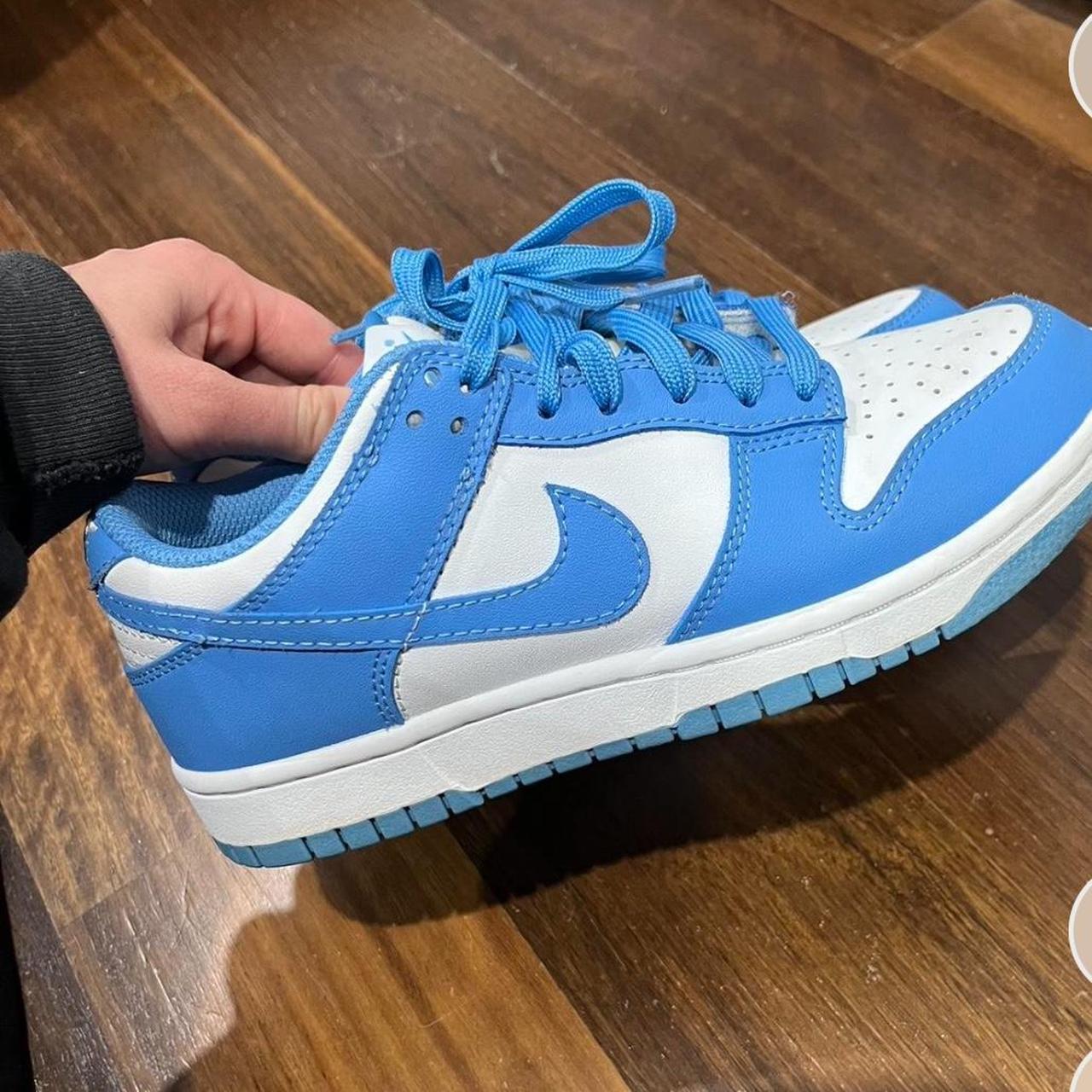 blue jordan dunk low