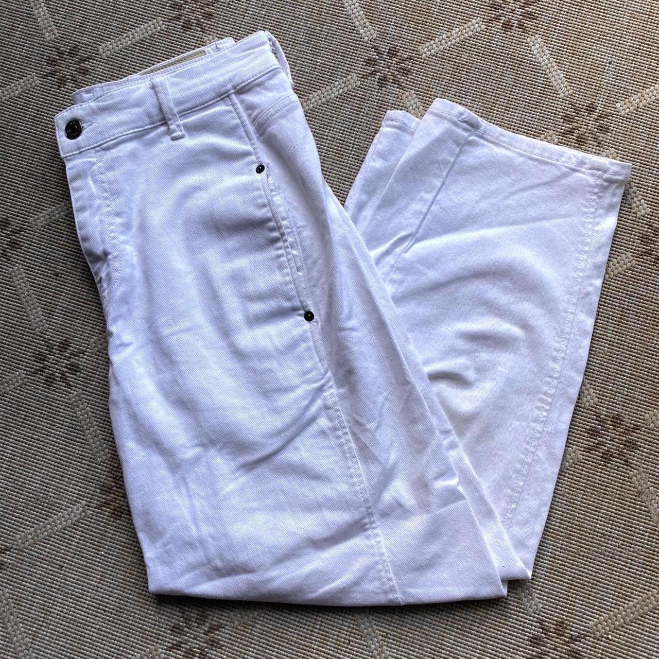 Tommy Hilfiger Women's White Jeans | Depop