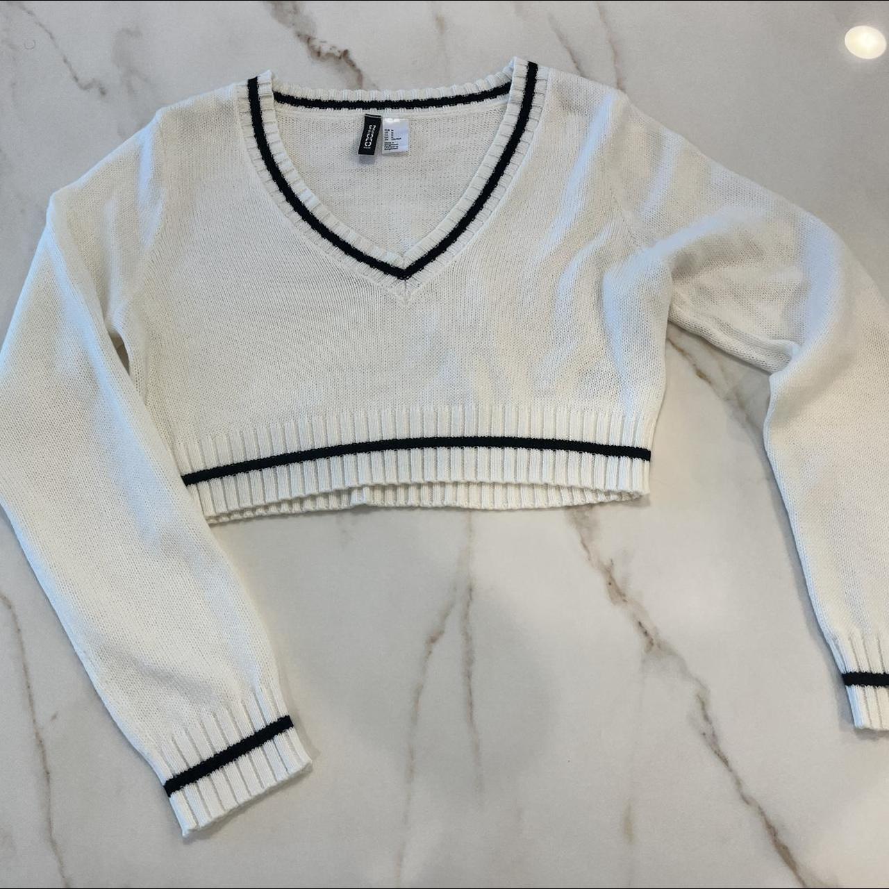 H and m cropped clearance jumper