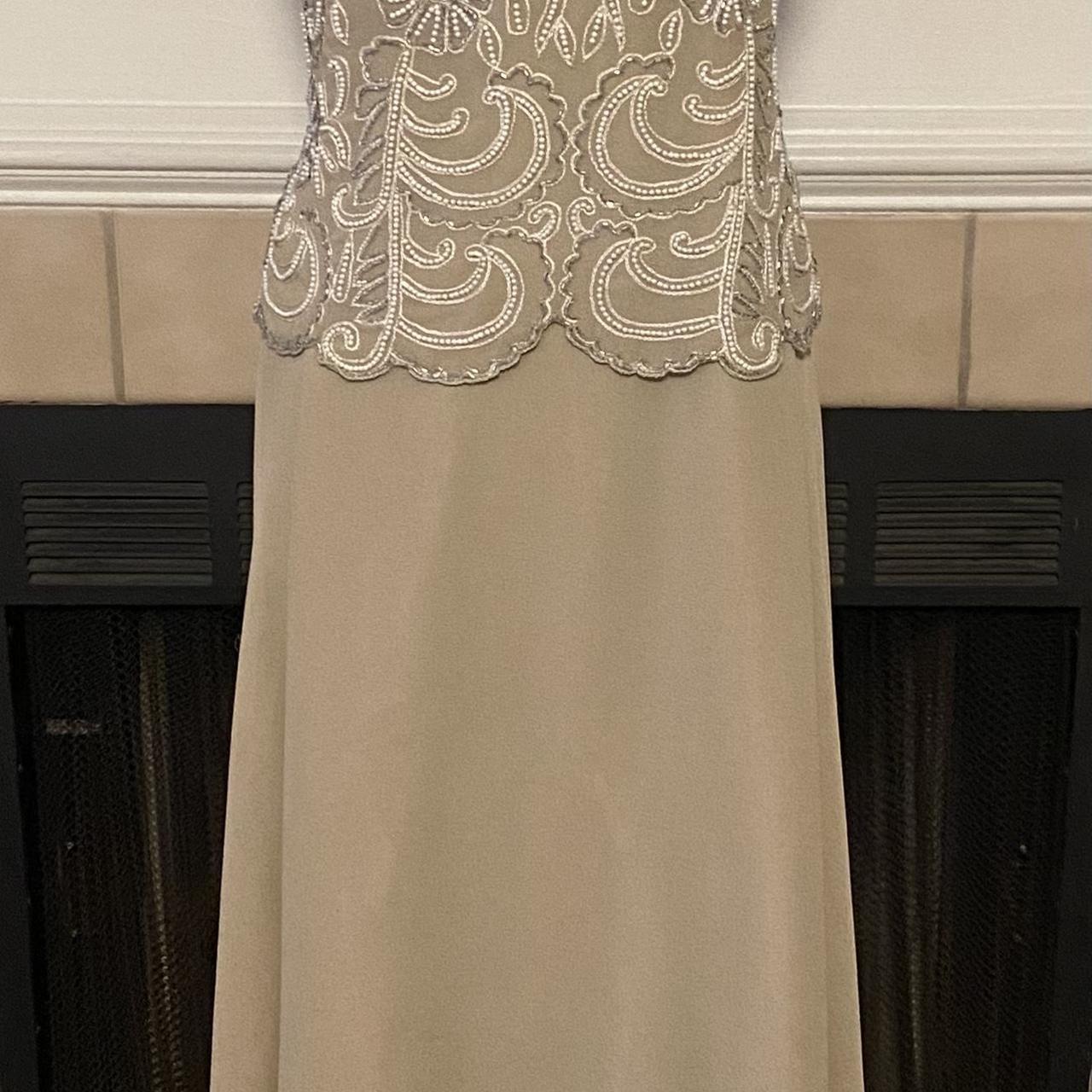 J kara hotsell silver gown