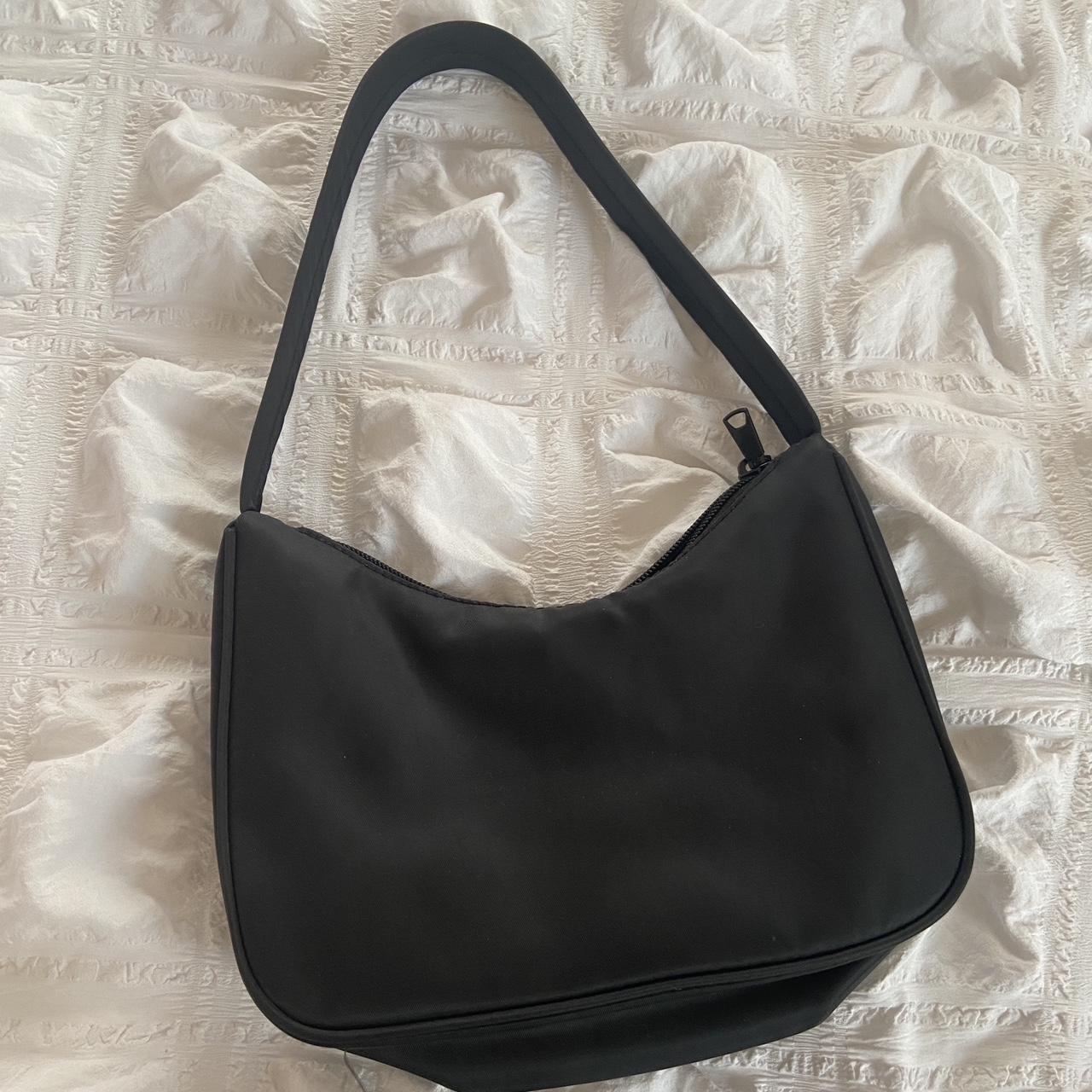 brandy melville shoulder bag black nylon *tagged... - Depop