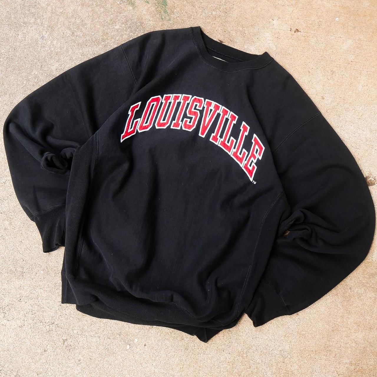 vintage university of louisville sweatshirt