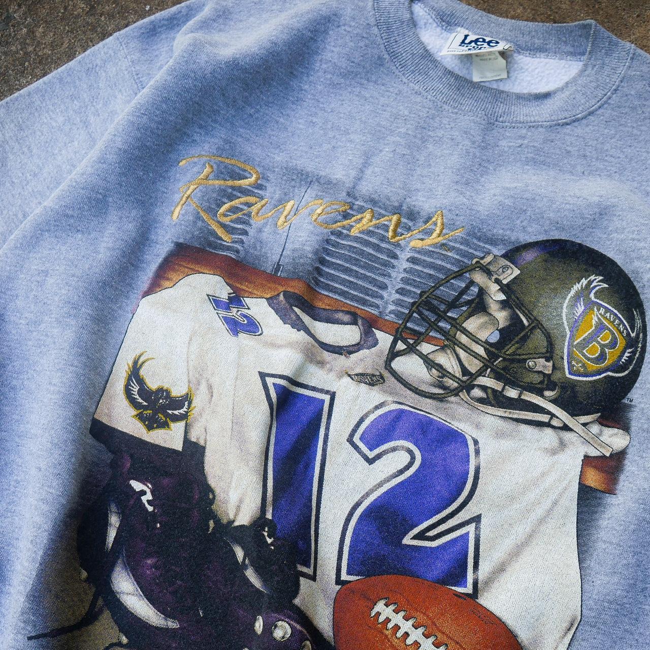 Vintage Super Bowl 25 Baltimore Ravens sweatshirt - Depop