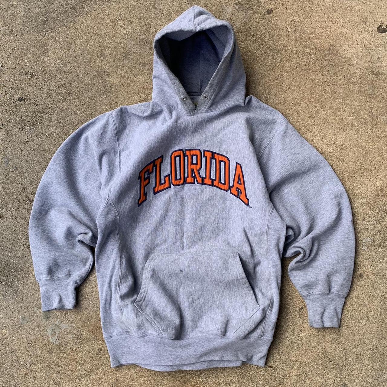 👕 Vintage 90s Florida University Reverse Weave Style... - Depop