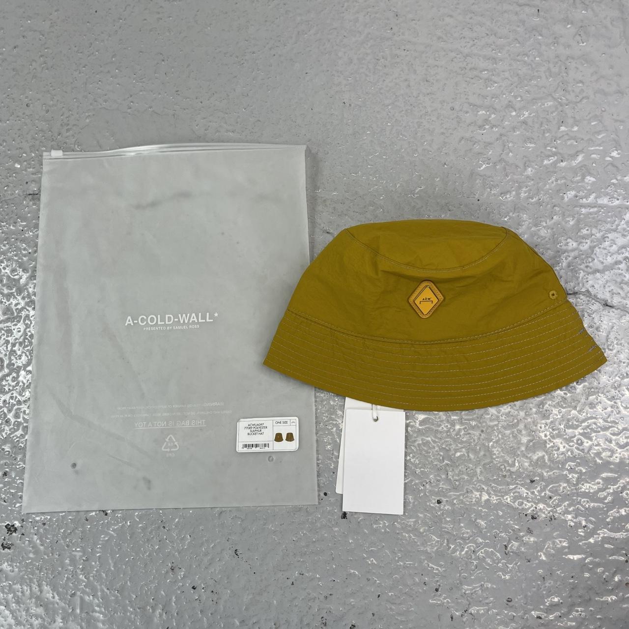 A COLD WALL * MUSTARD YELLOW BUCKET HAT SIZE ONE... Depop
