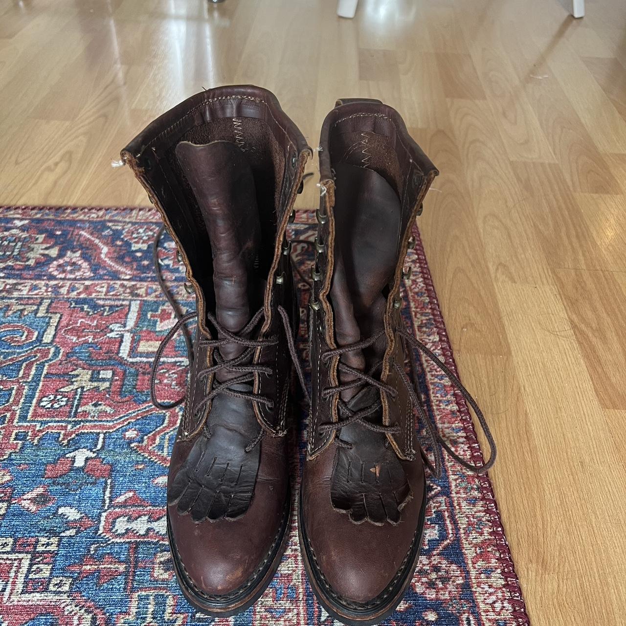 Handmade leather riding boots. In perfect quality,... Depop