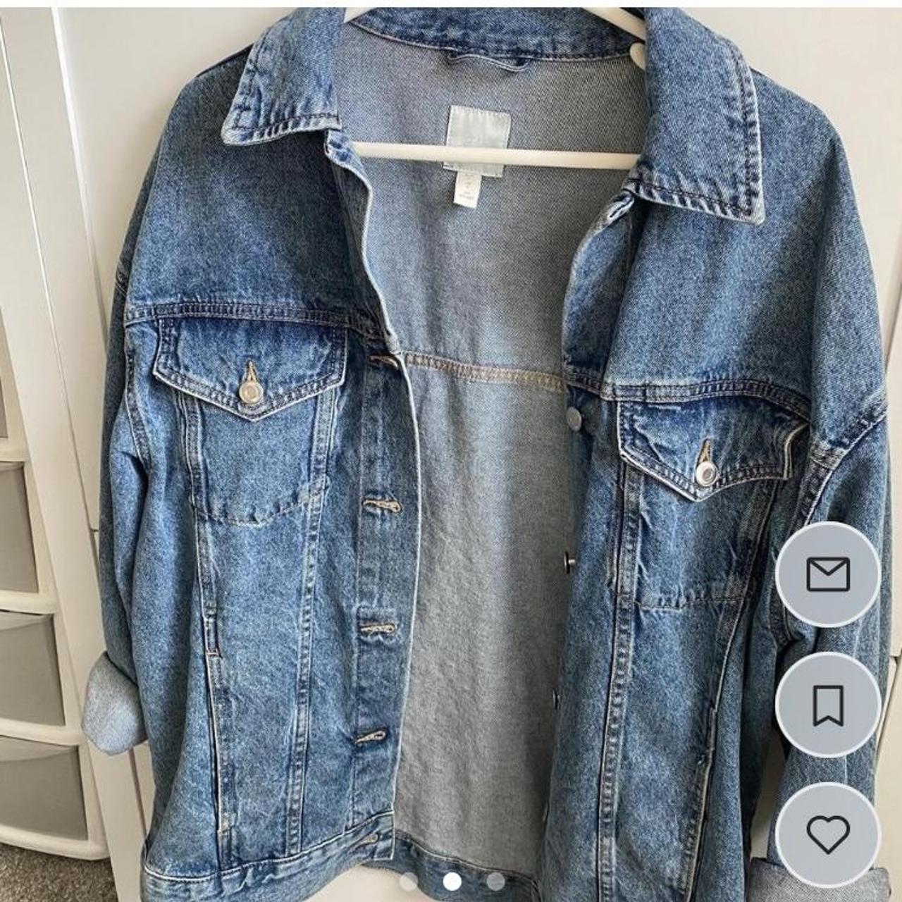 H&M Oversized denim jacket Depop