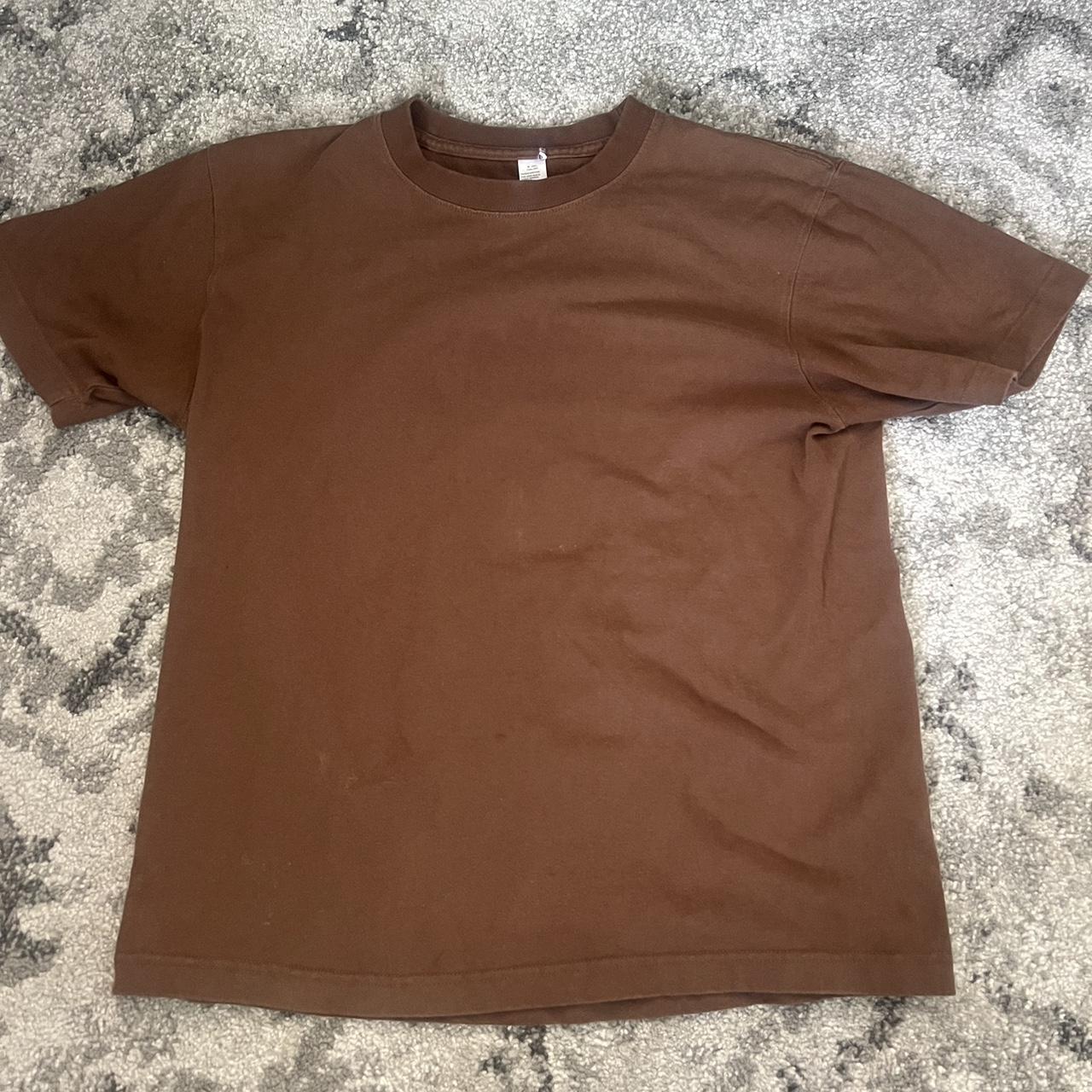 Urban Outfitters Men's Brown T-shirt | Depop