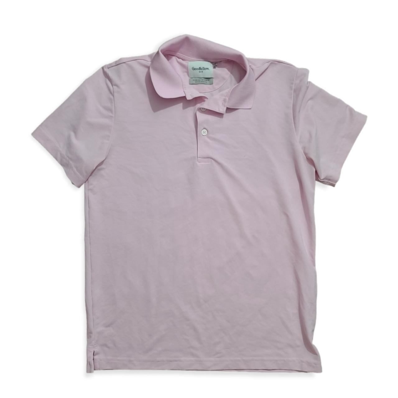 Goodfellow & Co | Pink Polo Shirt Sz M Short sleeve... - Depop