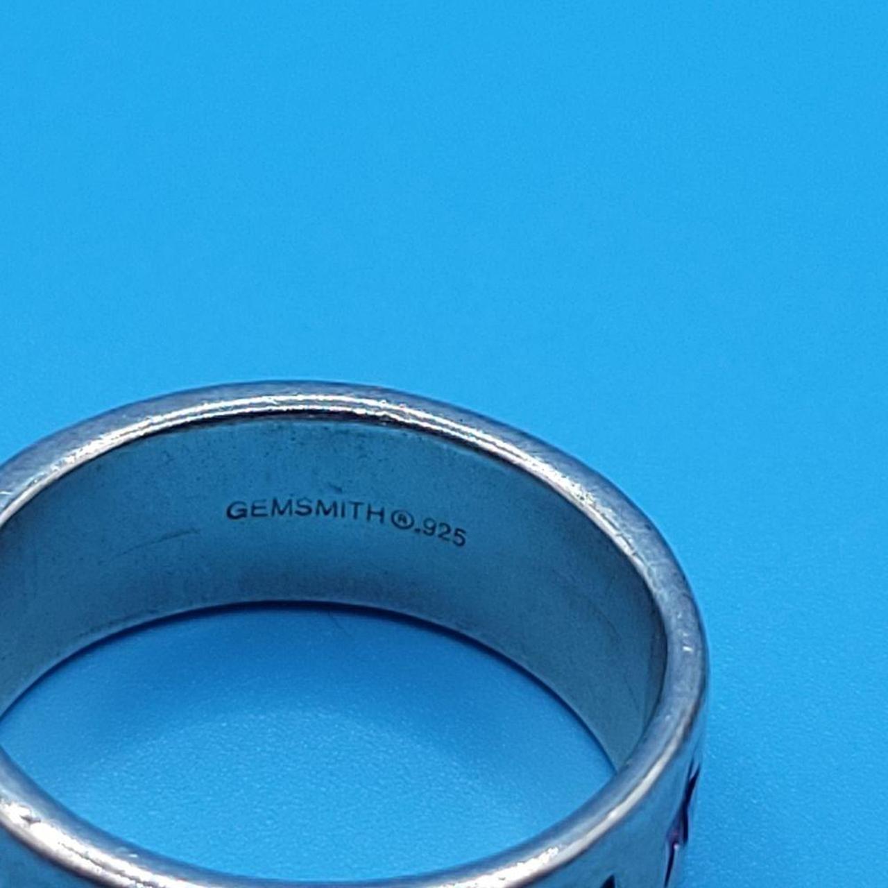 Source Unknown Women's Ring - Silver/Red – Elegan… - image 5