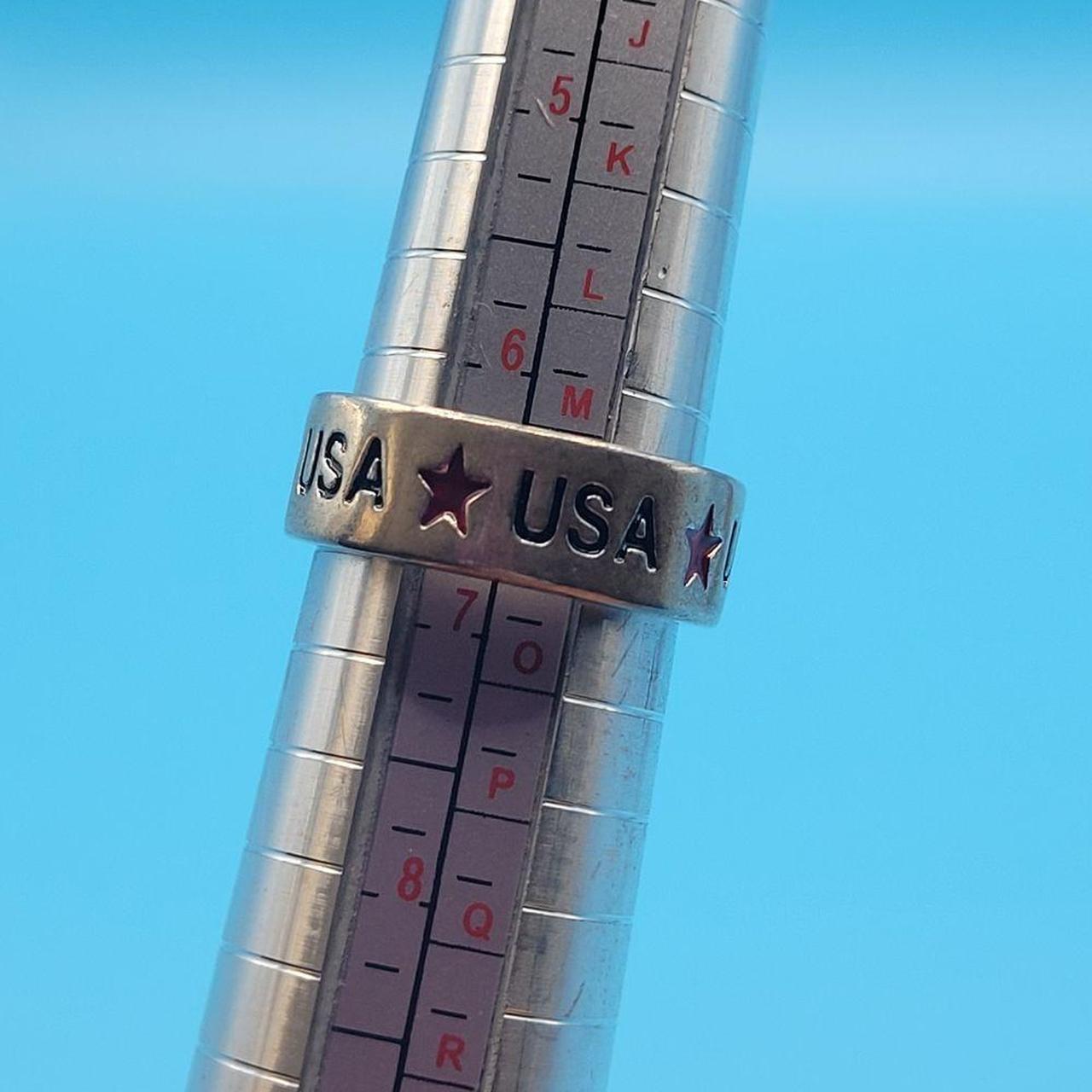 Source Unknown Women's Ring - Silver/Red – Elegan… - image 7