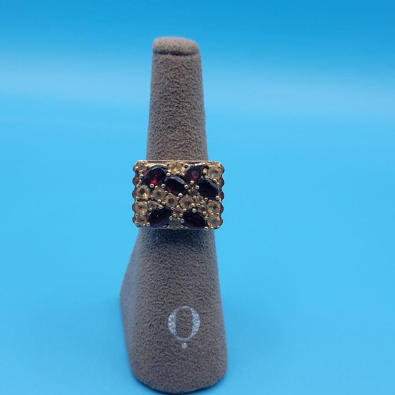 Source Unknown Women's Ring - Red/Silver – This e… - image 3