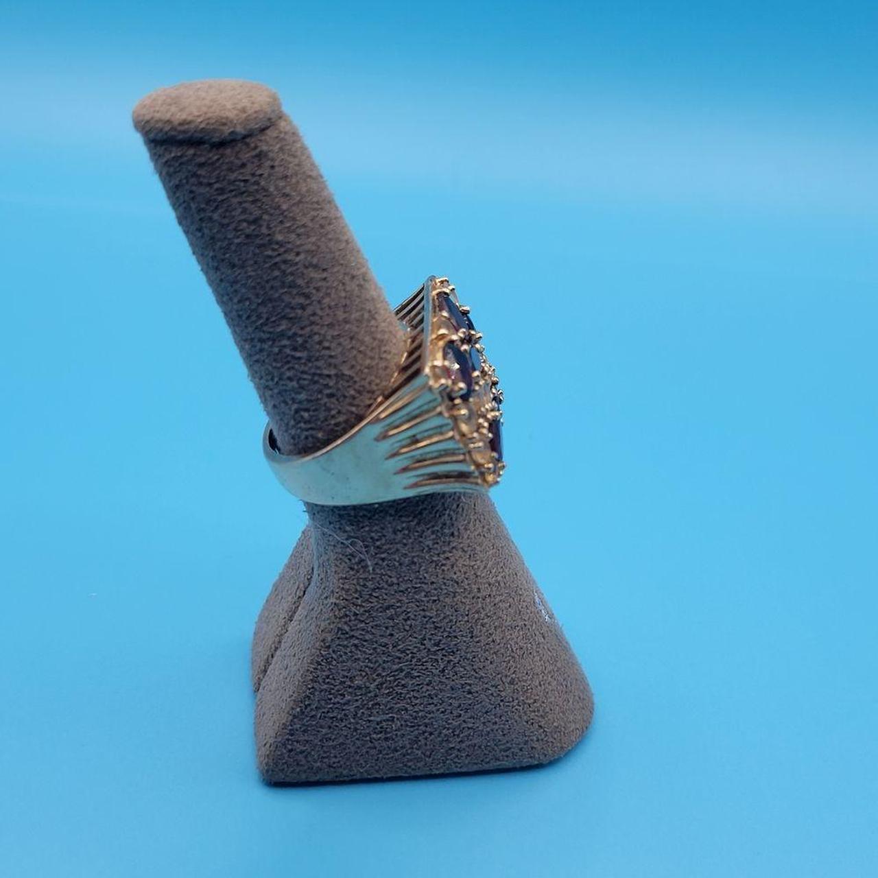 Source Unknown Women's Ring - Red/Silver – This e… - image 5