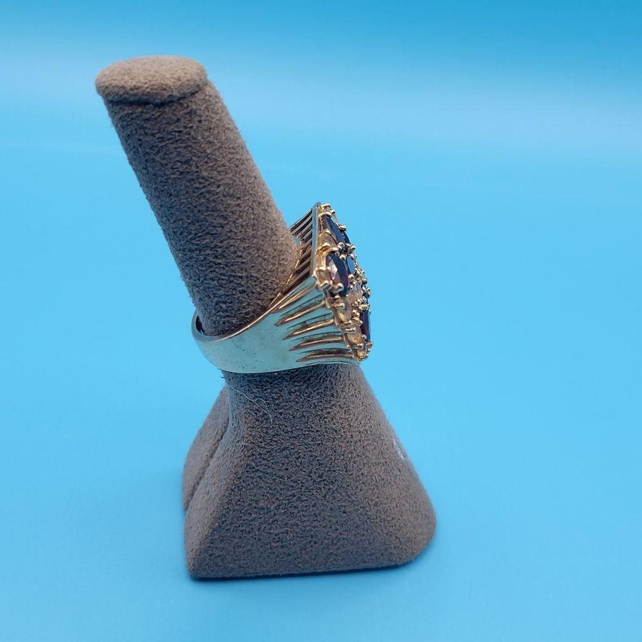 Source Unknown Women's Ring - Red/Silver – This e… - image 4