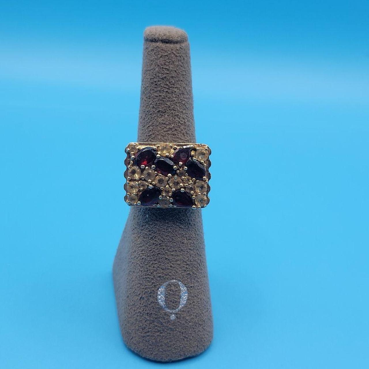 Source Unknown Women's Ring - Red/Silver – This e… - image 2