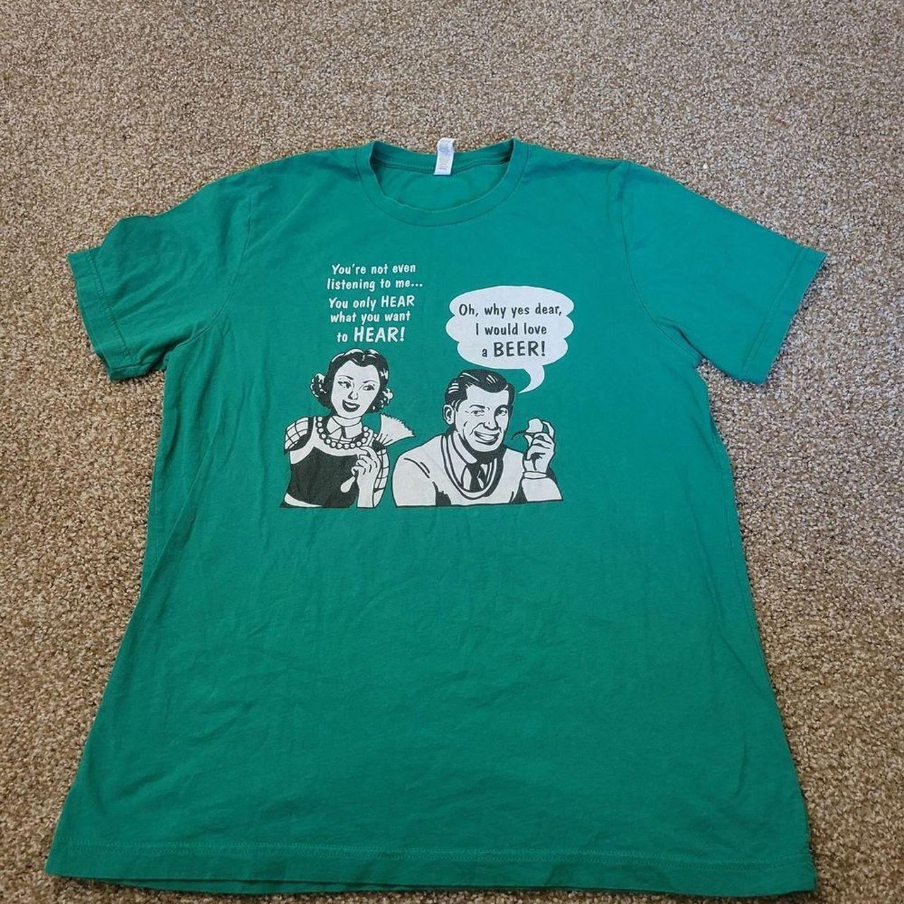 Source Unknown Men's T-shirt - Green - L – Add a … - image 3