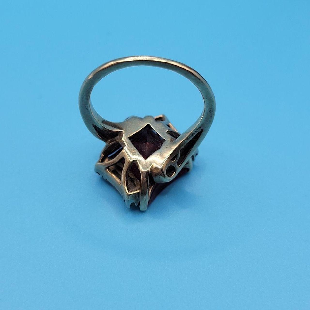 Source Unknown Women's Ring - Red/Gold – This stu… - image 5