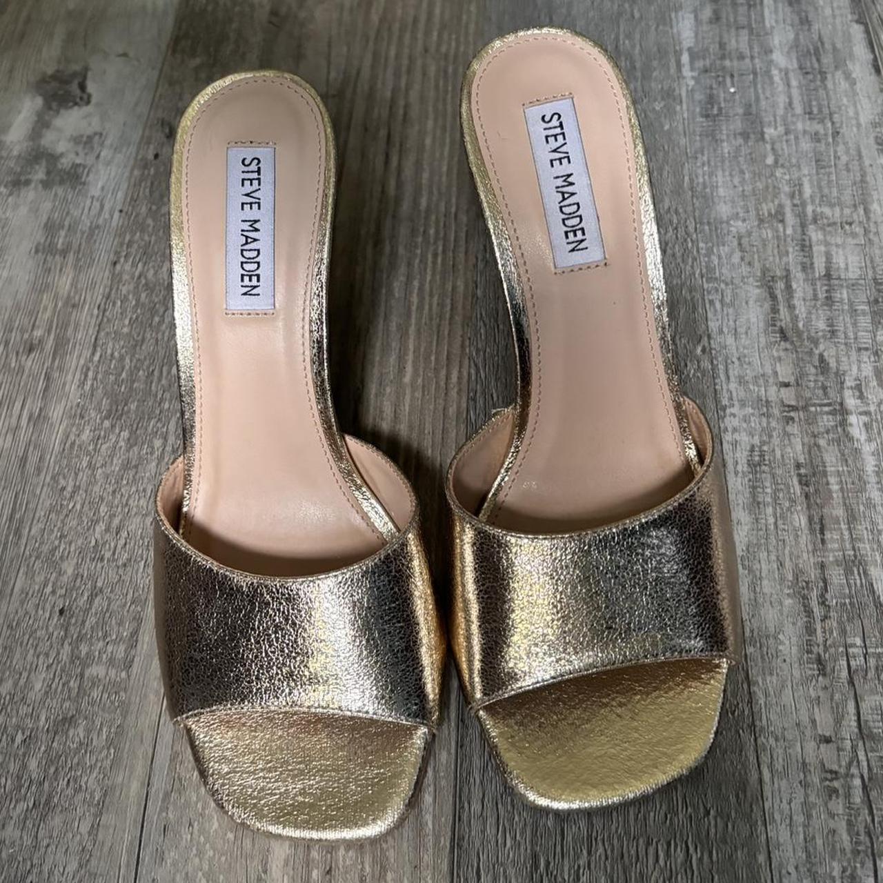 Steve madden glitter mules online