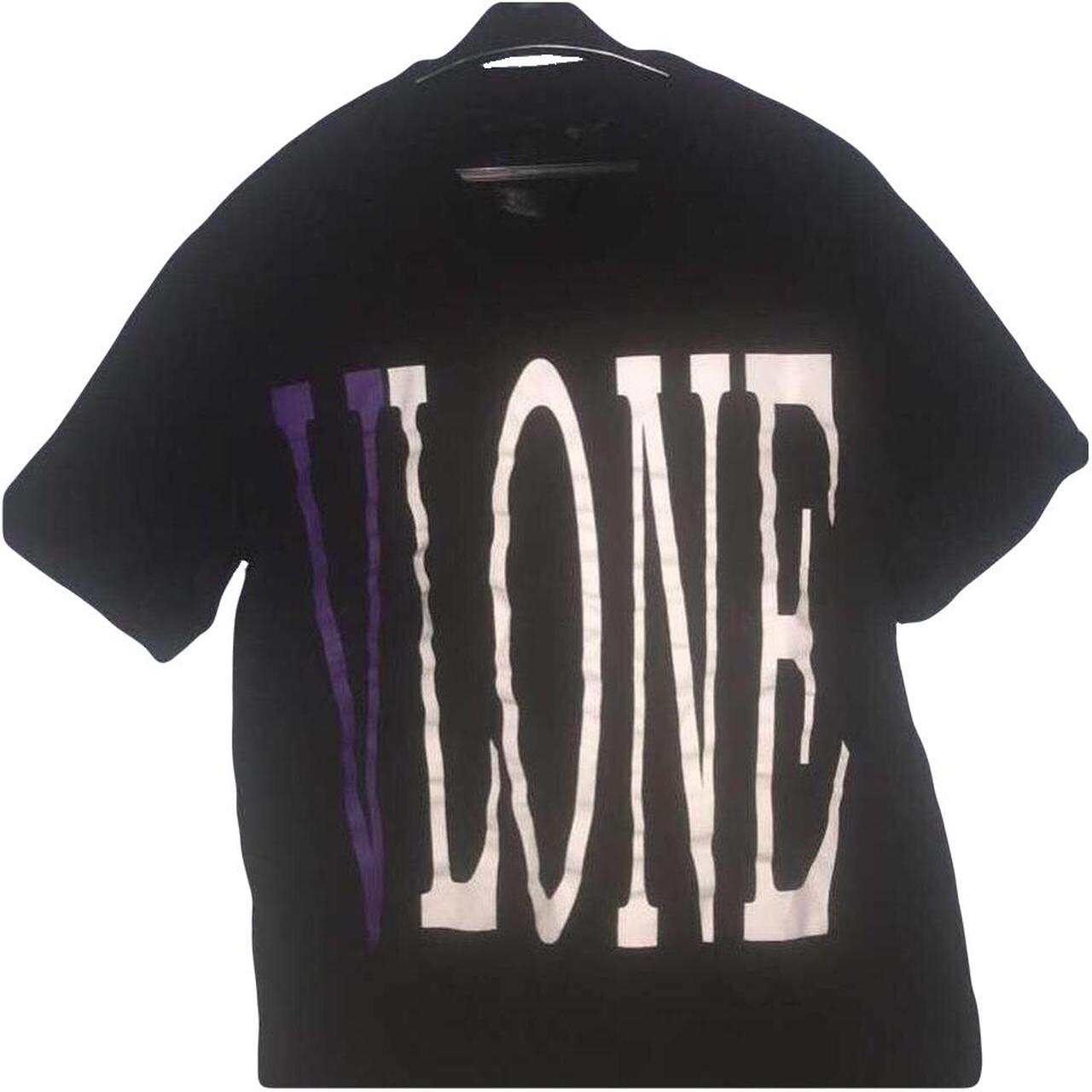 CLASSIC VLONE SHIRT BLACK PURPLE Open to Depop