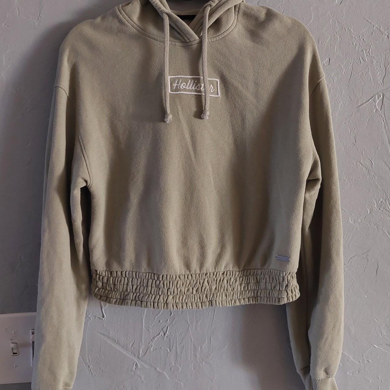 Hollister store beige hoodie