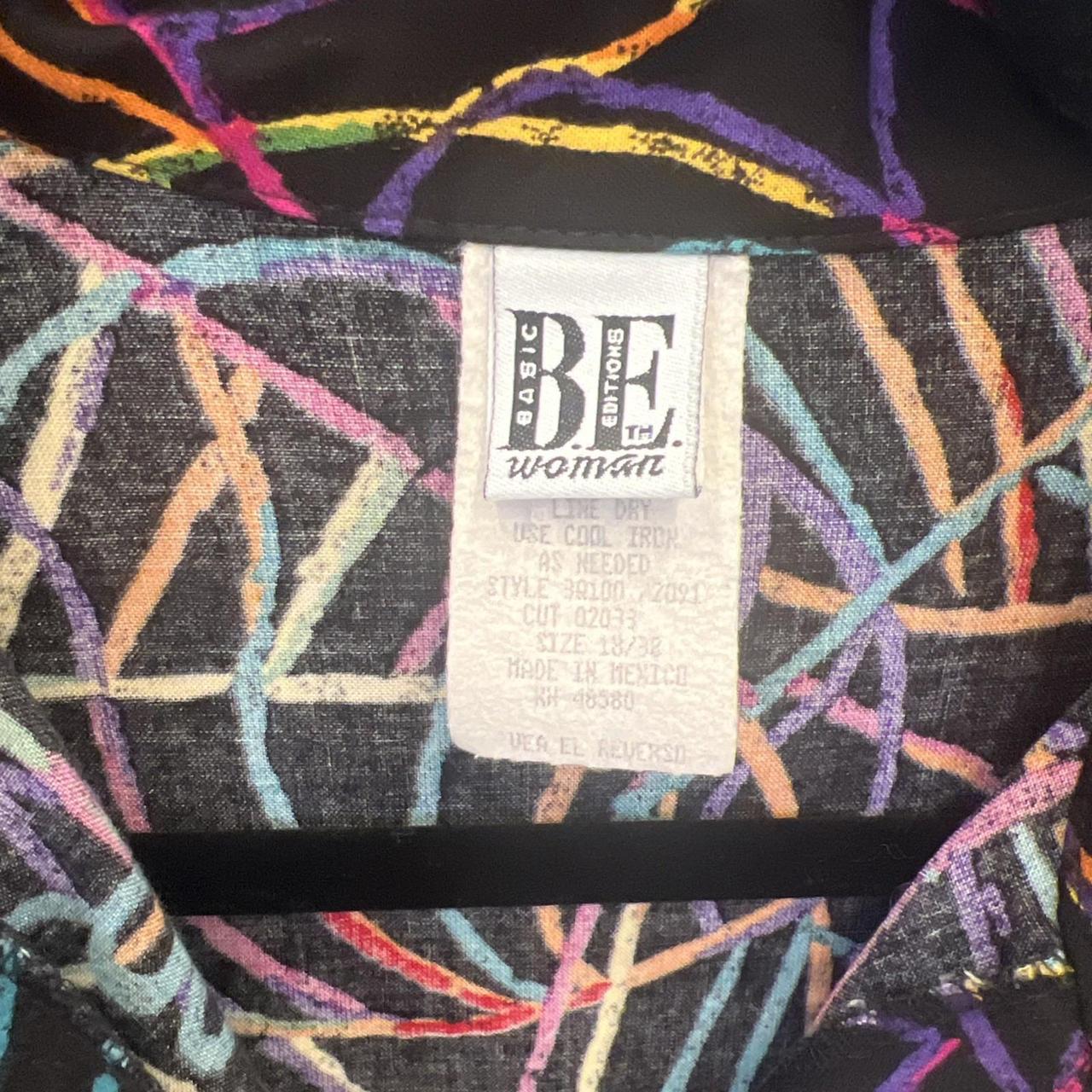 Basic Editions Women's Blouse - Multi - 18 – Vint… - image 2