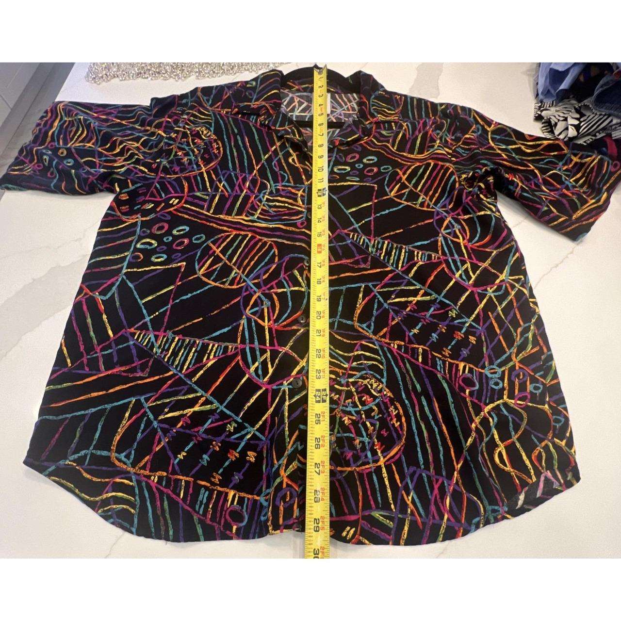 Basic Editions Women's Blouse - Multi - 18 – Vint… - image 7