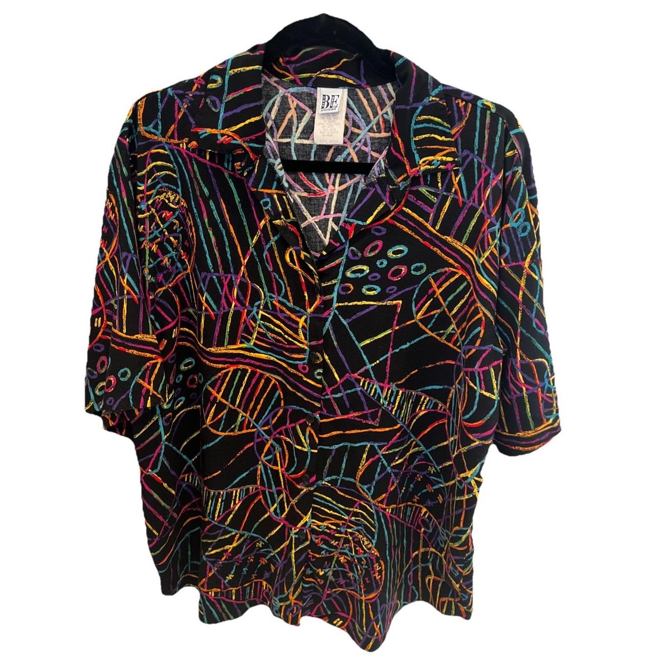 Basic Editions Women's Blouse - Multi - 18 – Vint… - image 1