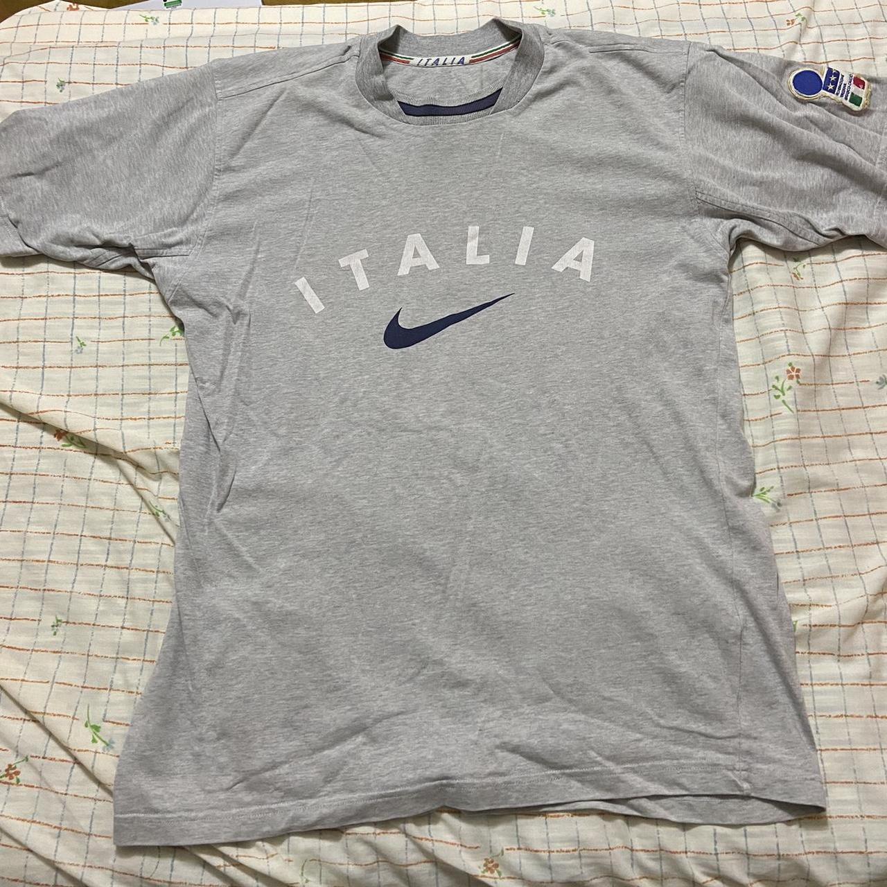 Nike Italia T Shirt grey can fit large or baggy