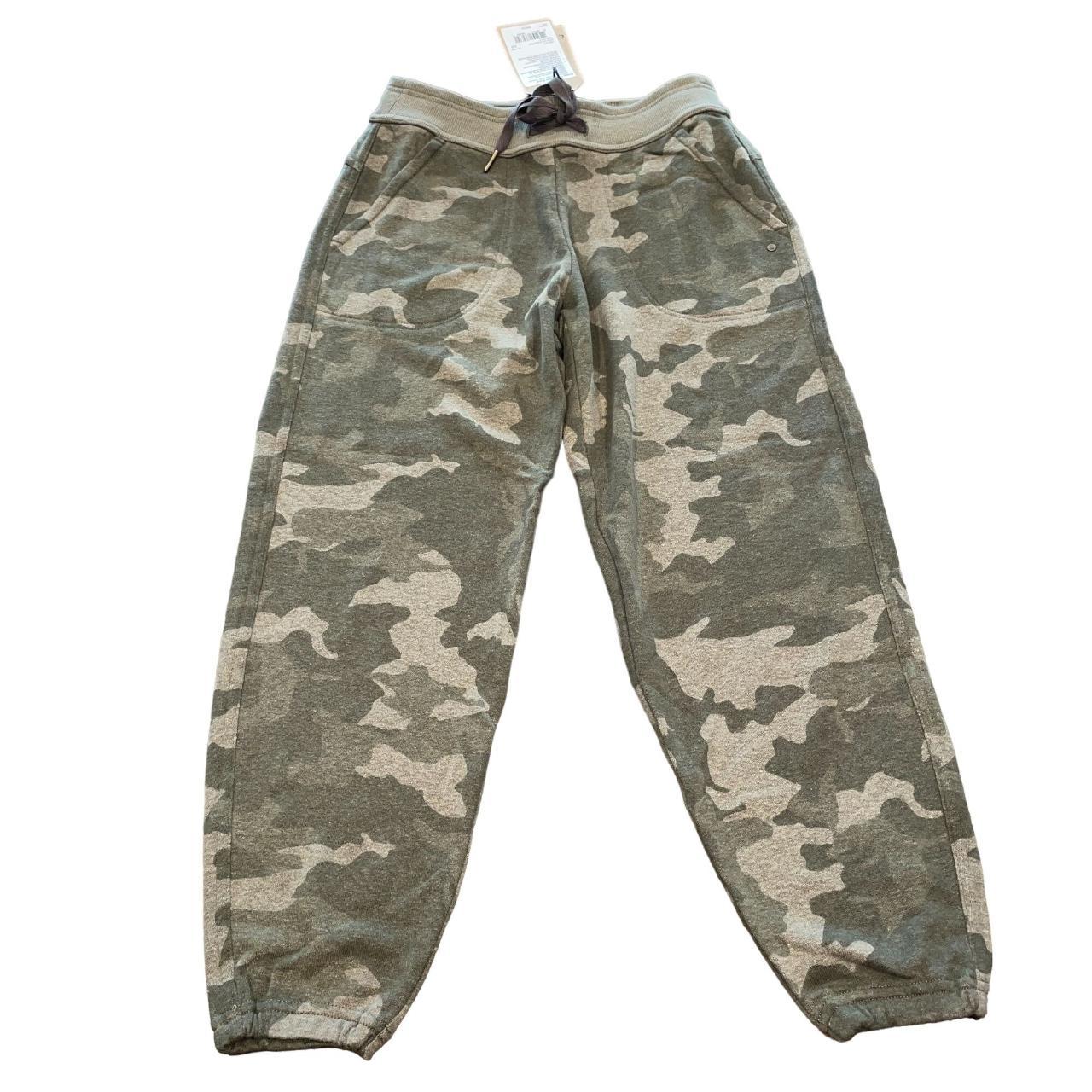 prAna Cozy Up Ankle Pants Joggers Sage Camo Women's Size