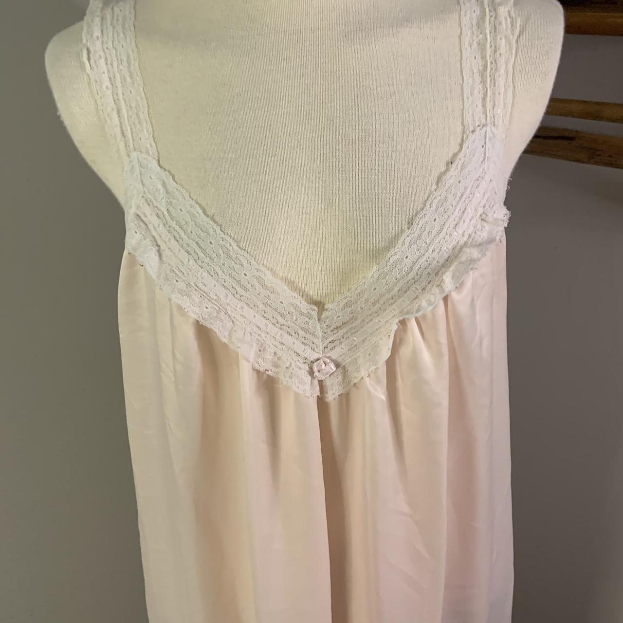 Vintage Christian Dior Soft Pink Lingerie Slip Dress... - Depop