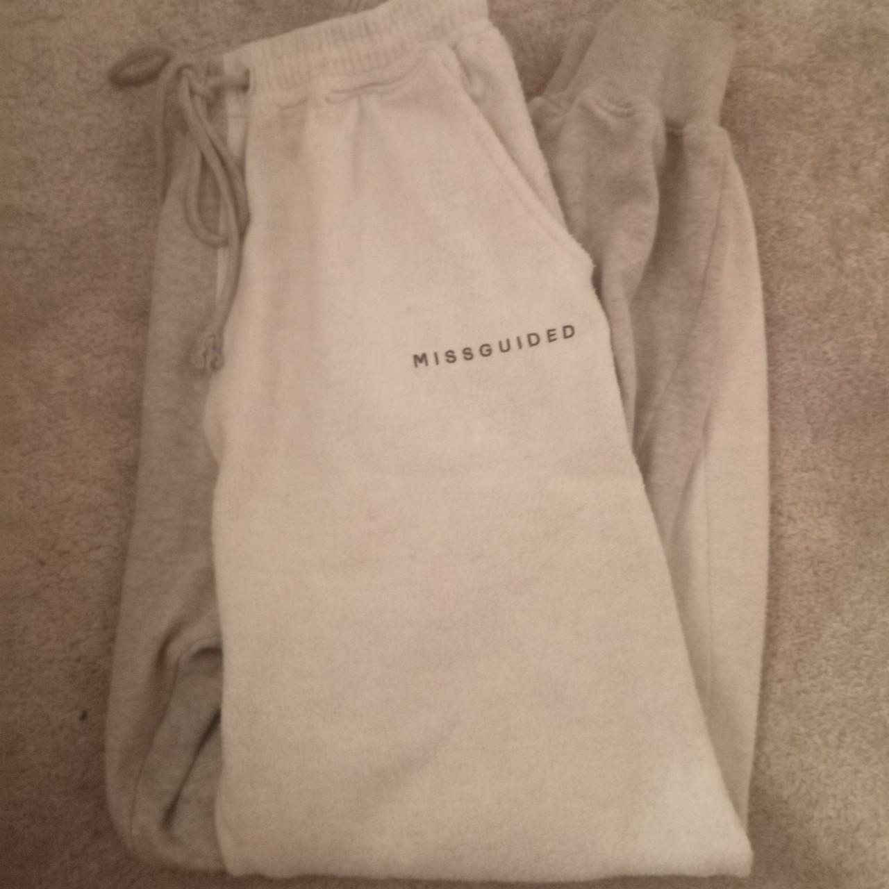 Missguided Tall two tone grey joggers Womens uk size Depop