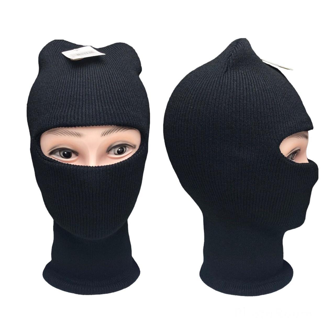 Winter Ski Mask 1 Hole Knitted Skull Balaclava - Depop