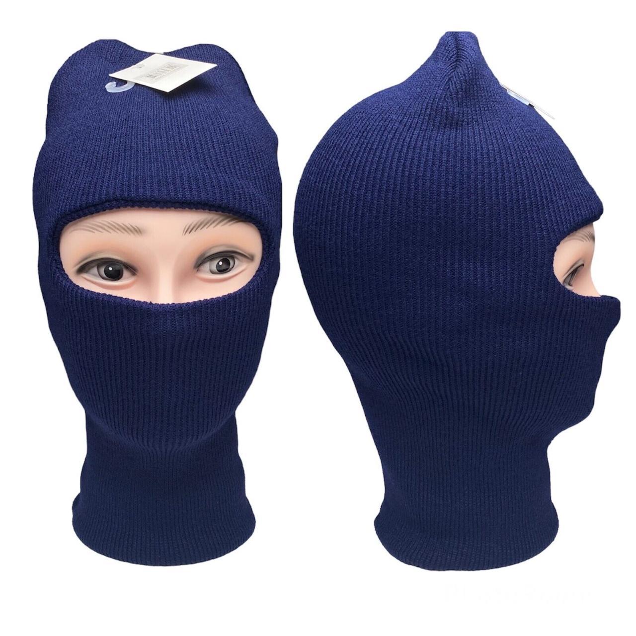 Winter Ski Mask 1 Hole Knitted Balaclava Beanie Hat... - Depop