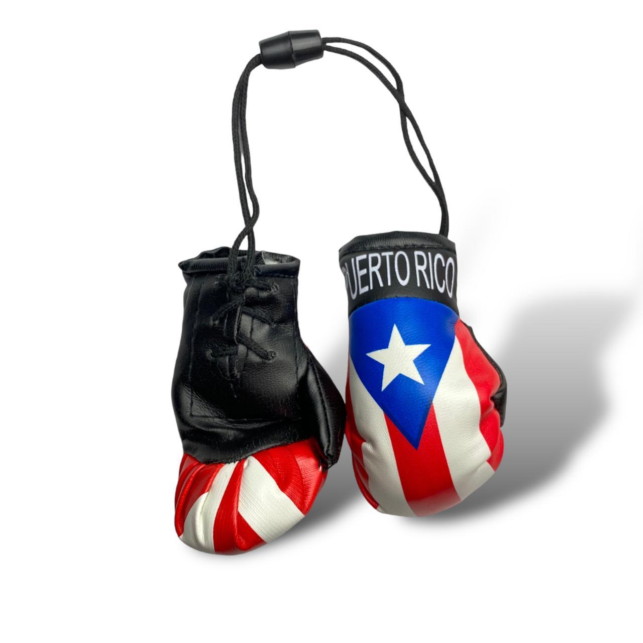 Venezuela Boxing Glove Mini Banner Flag Car Rearview
