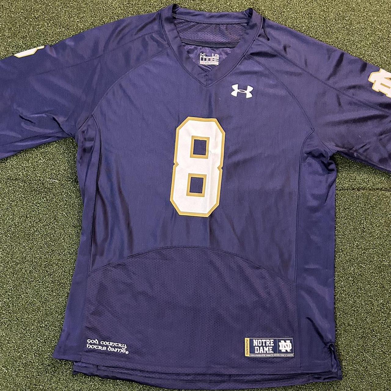 Under armour notre top dame football jersey