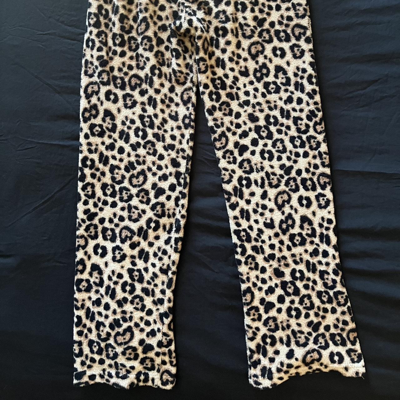 Xoxo Y2K Cheetah Print pajama pants size medium... - Depop