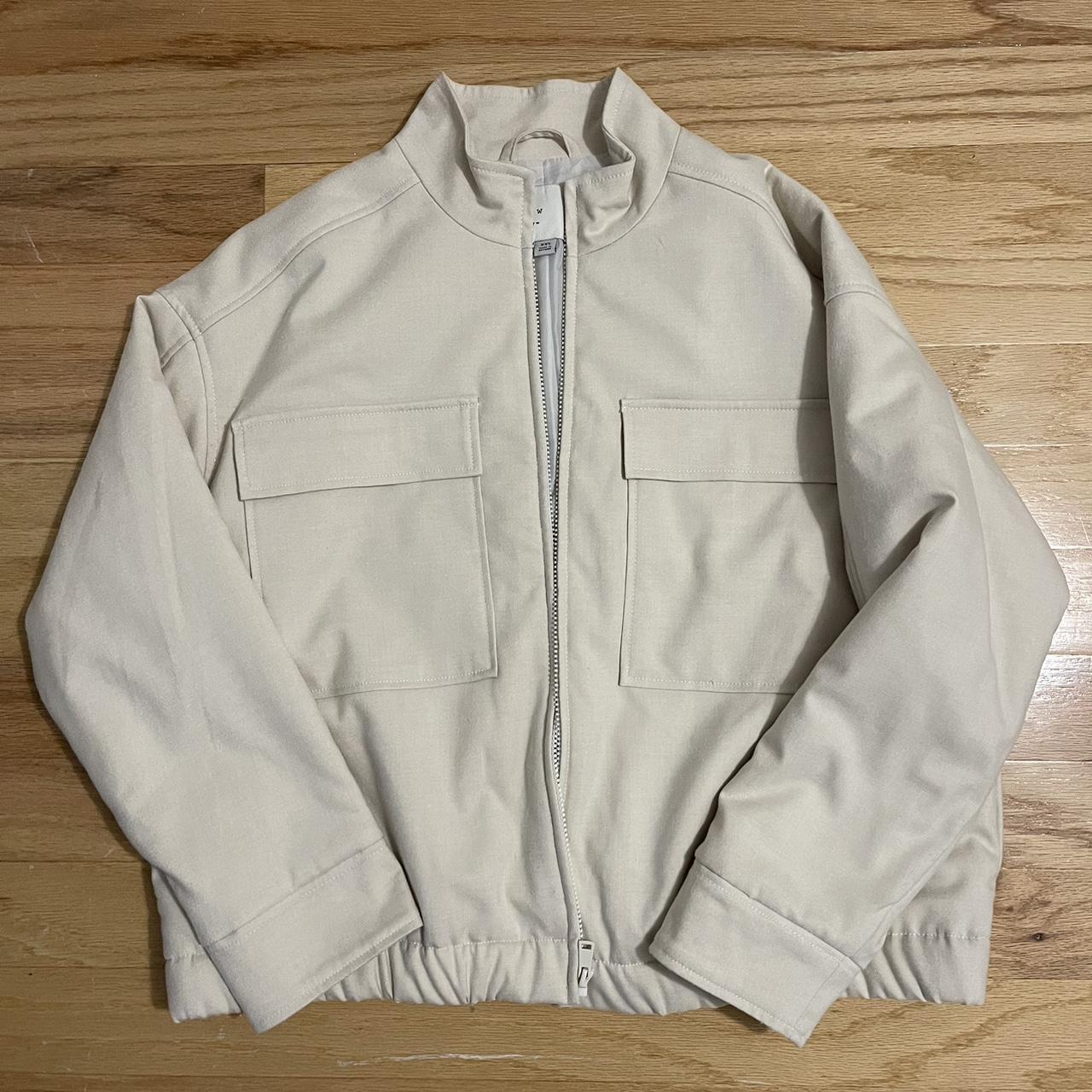 Target Women's Cream Jacket | Depop