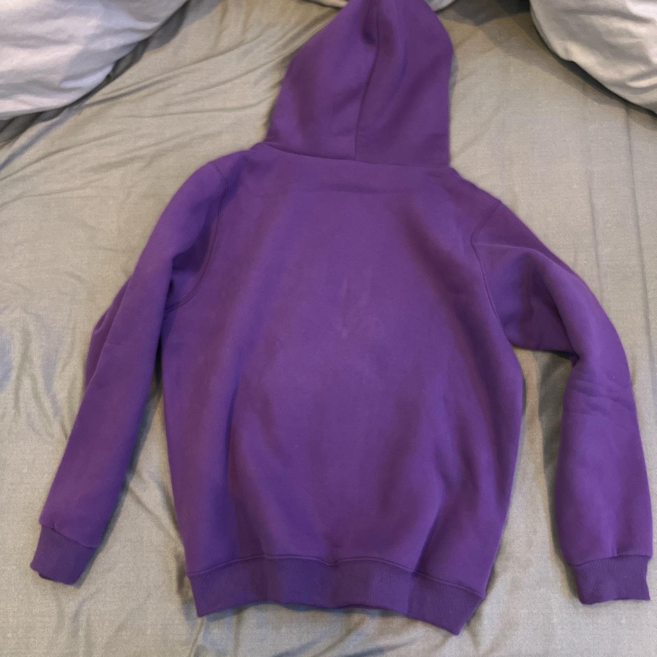 Heavy Purple Nike Hoodie super thick and soft only... - Depop