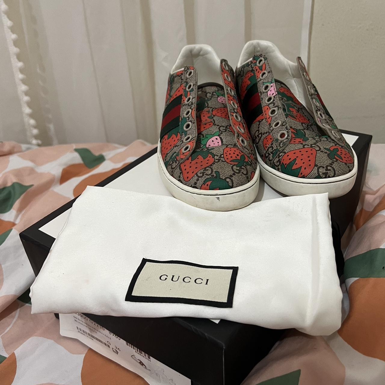 Gucci shoes size 36 these are 100 authentic serial... Depop