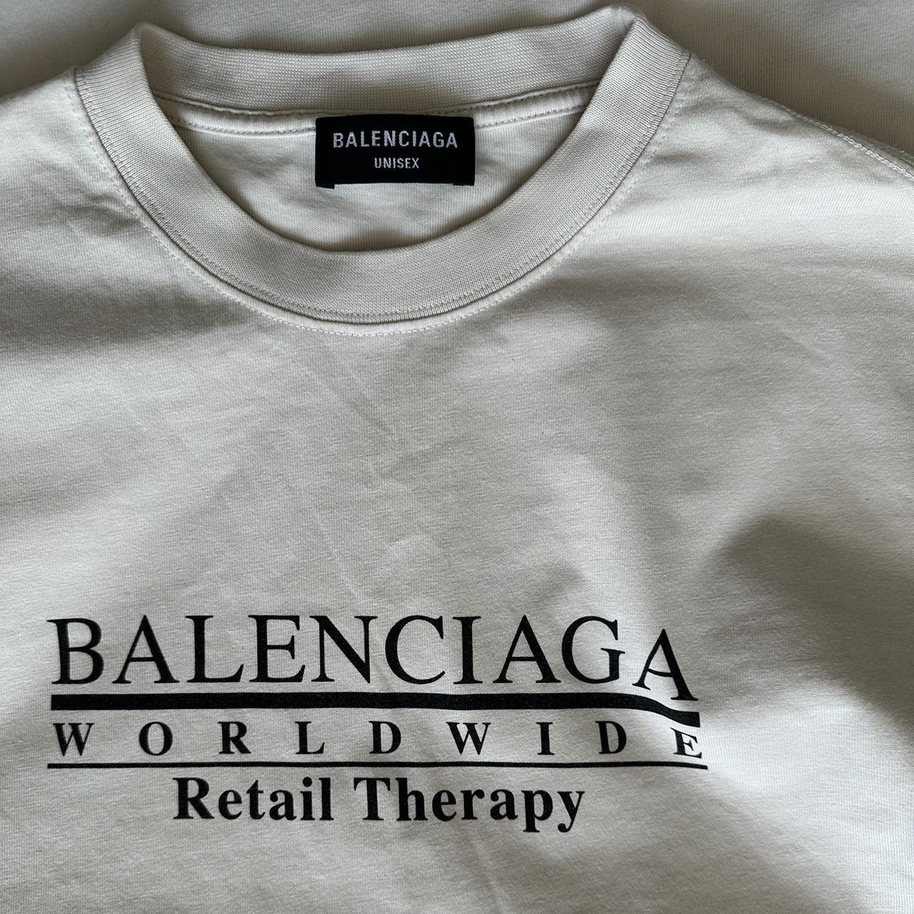 Balenciaga retail therapy medium Fit T shirt Fits M | Depop