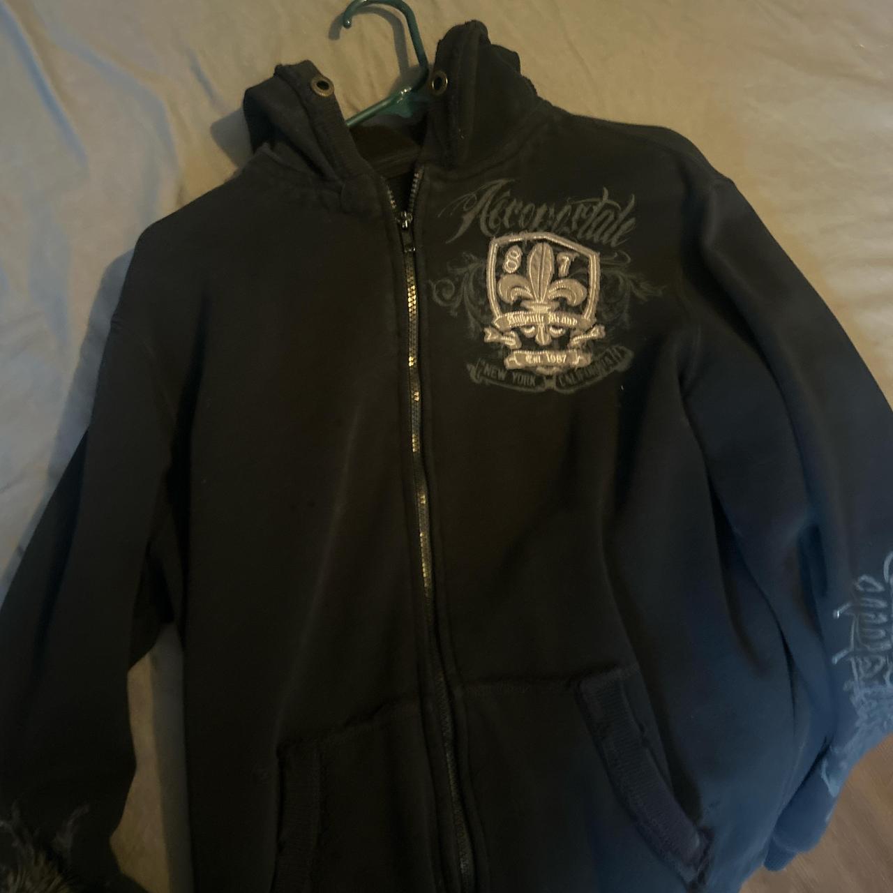 1-ONE Men's Jacket - Black/Grey - L – Large jacke… - image 2