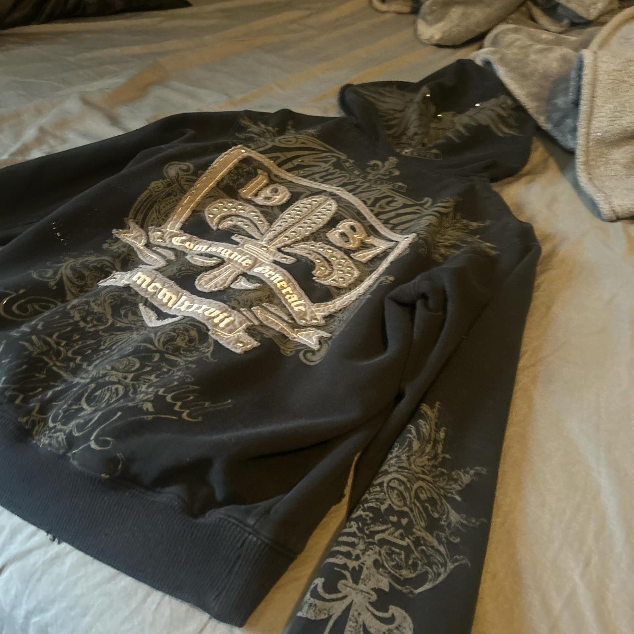 1-ONE Men's Jacket - Black/Grey - L – Large jacke… - image 4