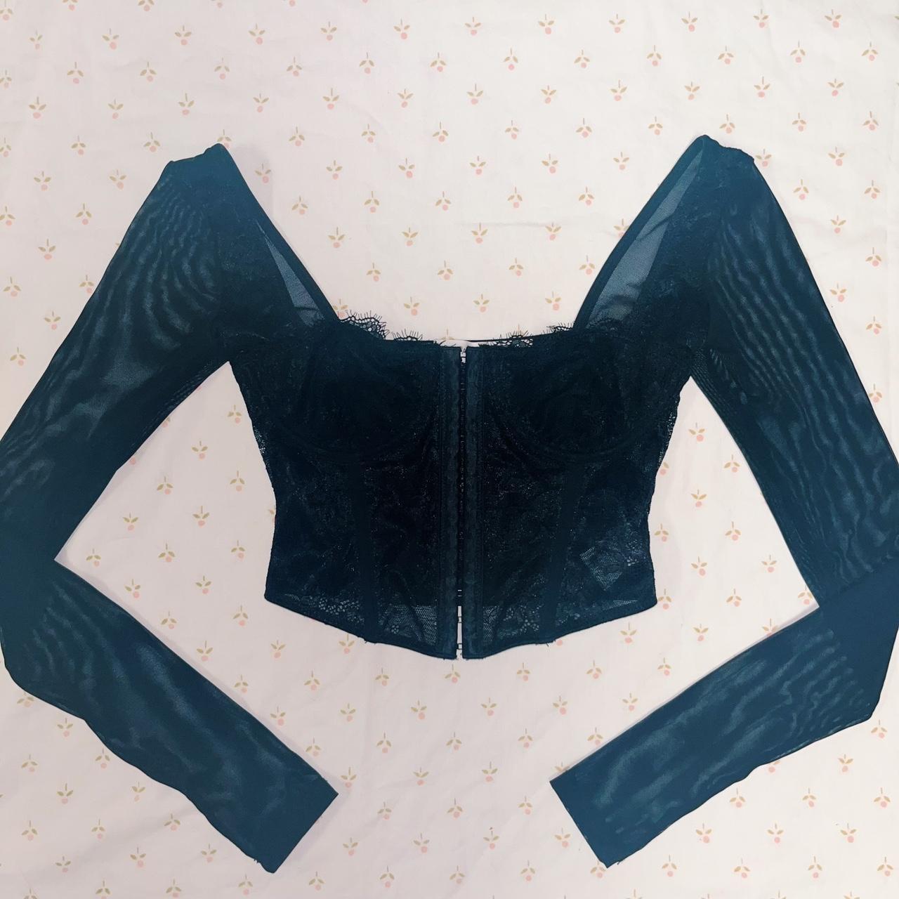 Glassons Womens Black Corset Depop