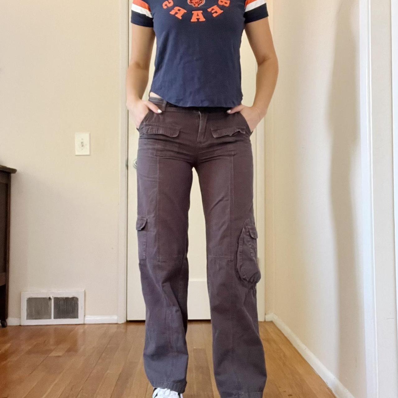 Grey Brandy Melville Kim cargos😍 Marked as “one... Depop