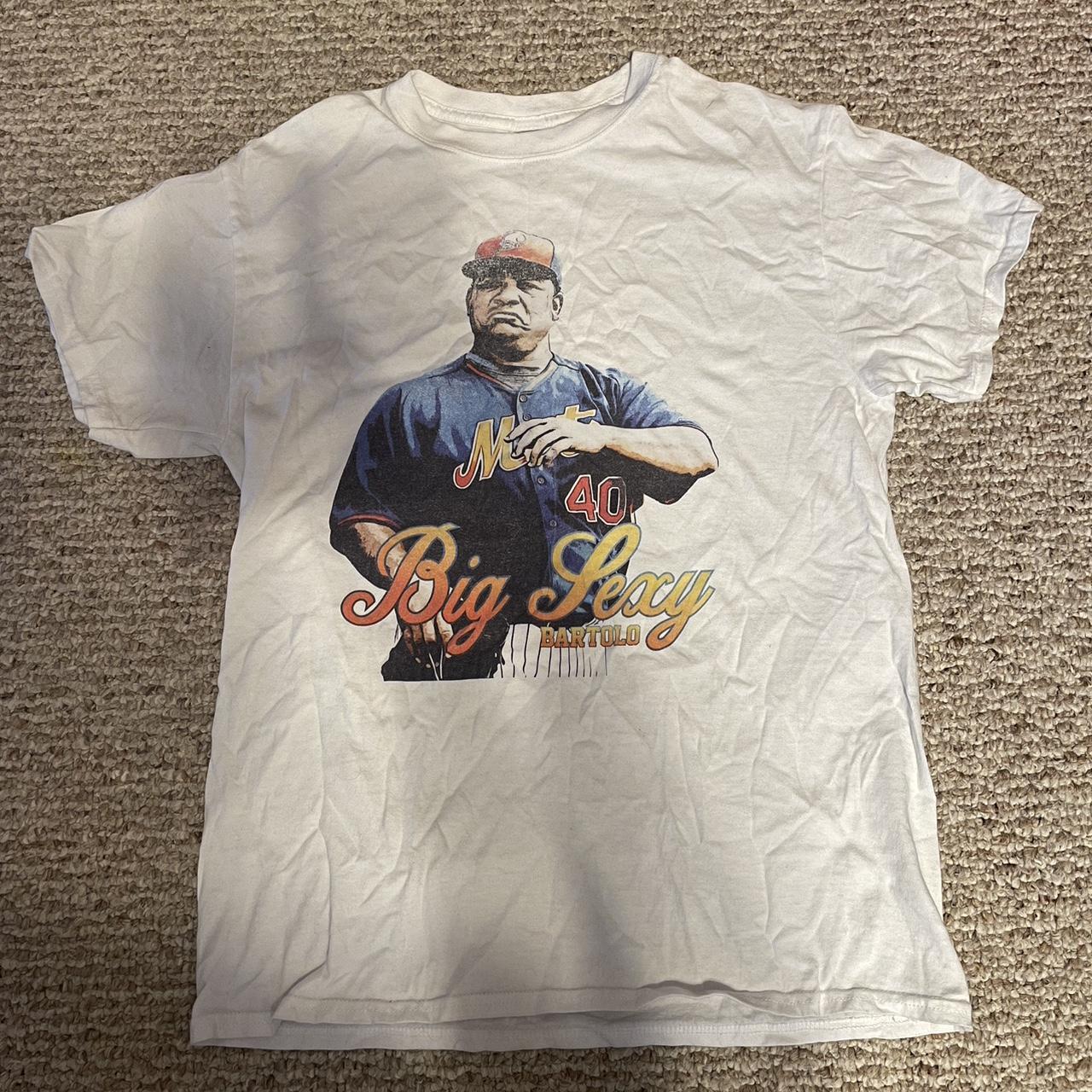 Bartolo colon big sexy shirt. Size M, no stains.... - Depop