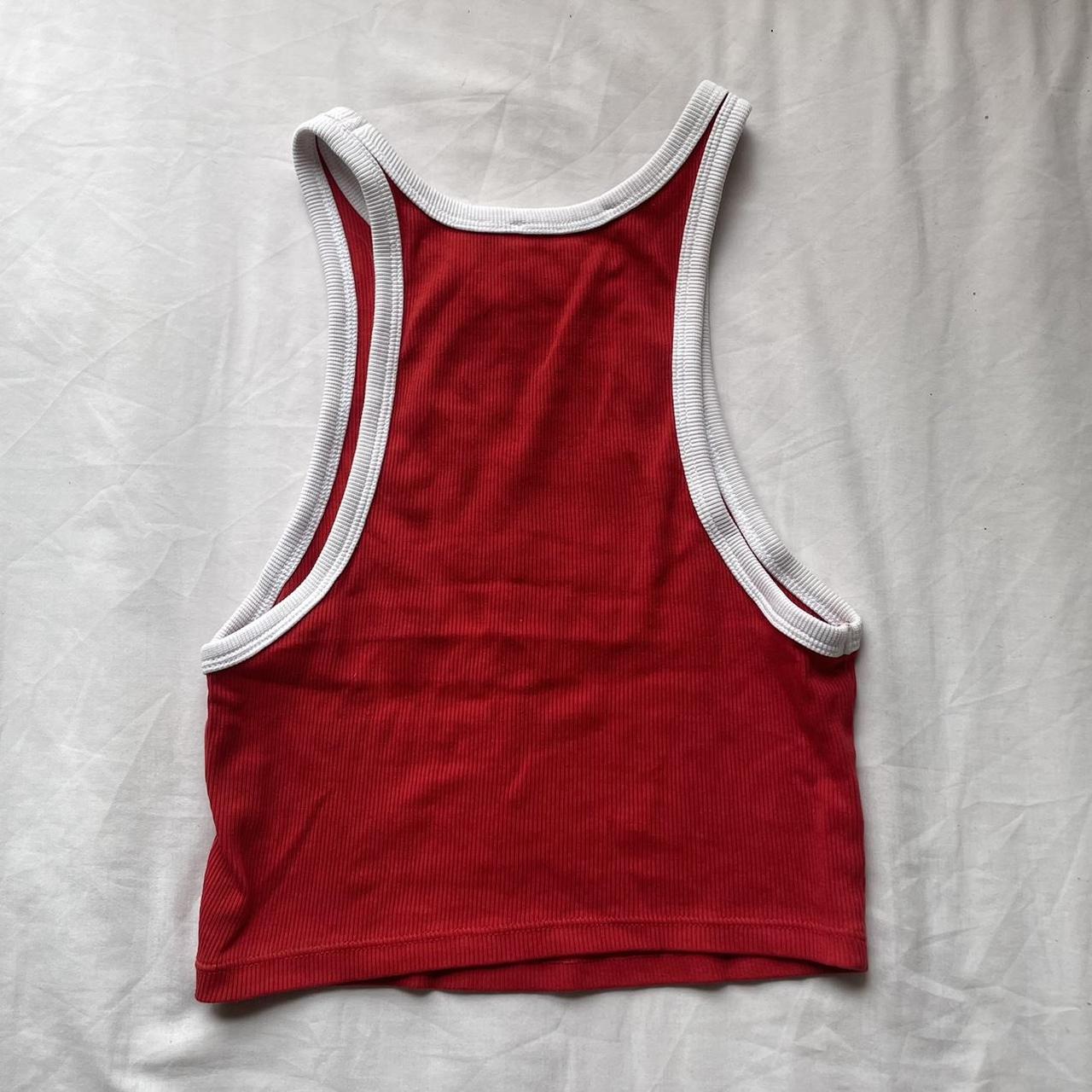 Red halter top Condition is perfect, has been worn... - Depop