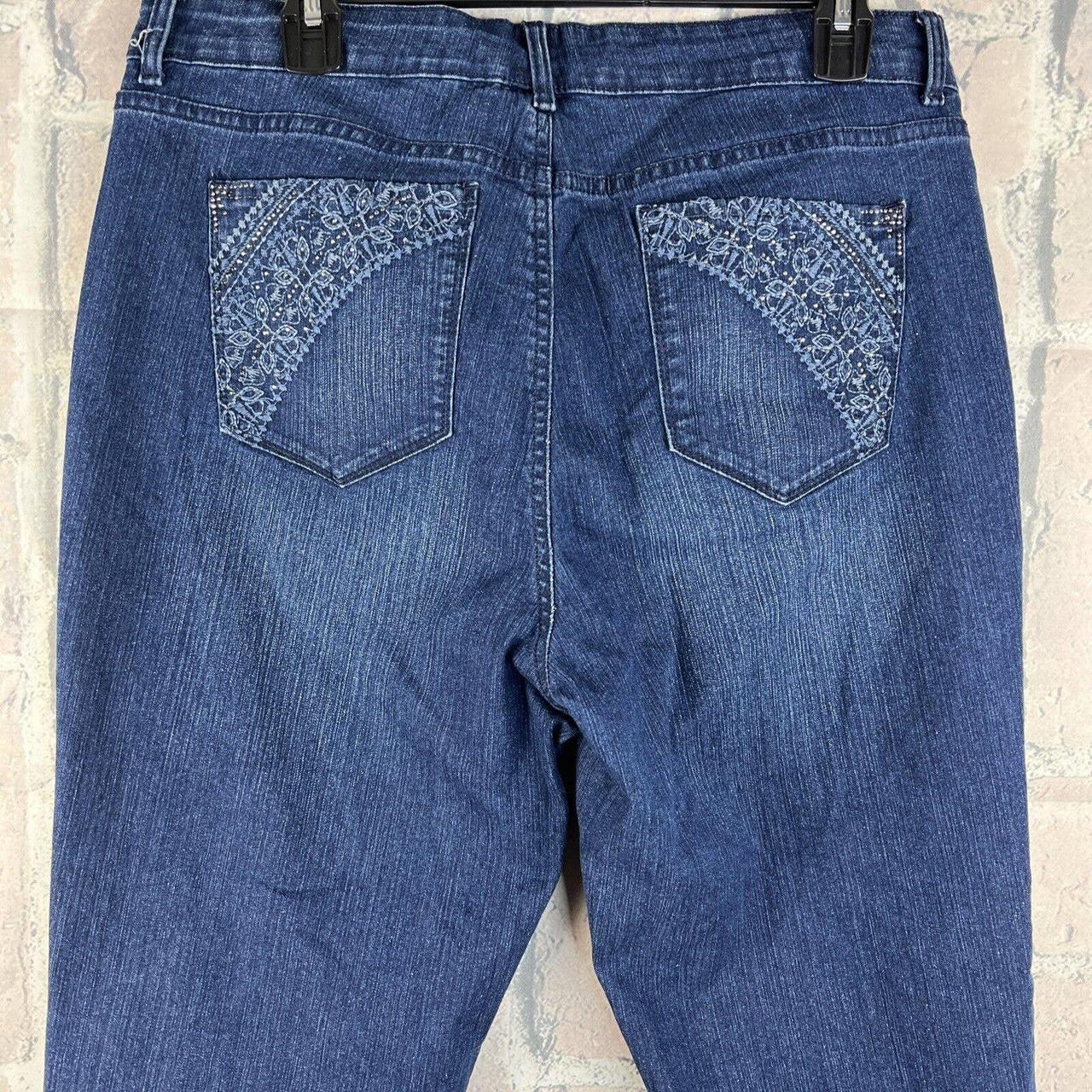 Gloria Vanderbilt Jordyn Women's Capri Jeans Size 10... - Depop