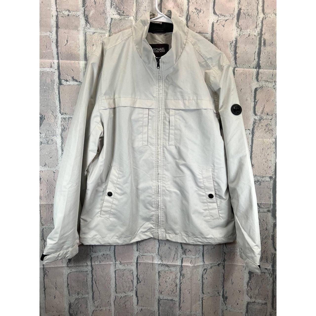 Michael Kors Men's Cream Jacket | Depop